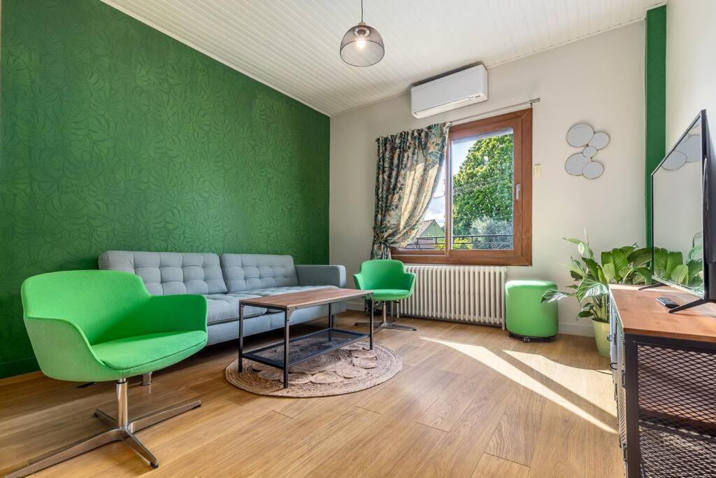 Chez Roger'S 12Min Disneyland Maison Individuelle 70M2 Villa Conches Luaran gambar
